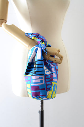 Pucci Lido Twill Silk Bag