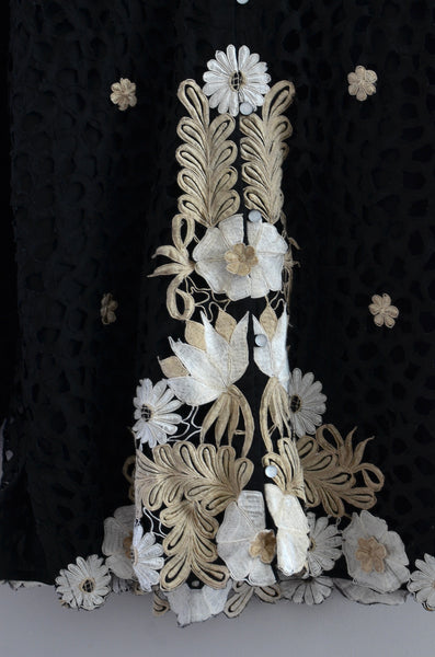 Vintage 3D Embroidered Top