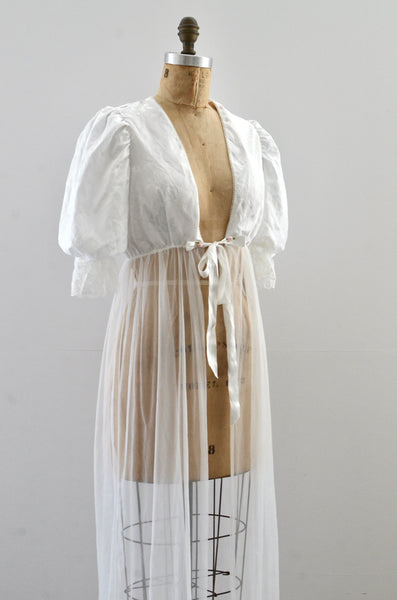 Vintage Puff Sleeve Nightgown