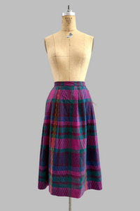 Vintage Plaid Skirt