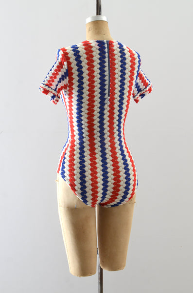 Vintage 60s Knit Bodysuit