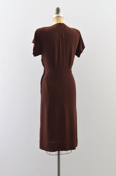 Vintage Egyptian Style Fred A. Block Beaded Dress