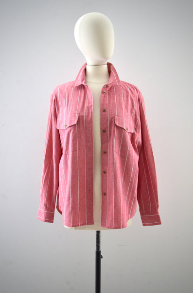 Vintage 1980s Striped Shirt