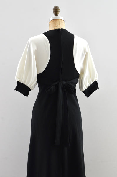 Vintage 1970s Colorblock Dress