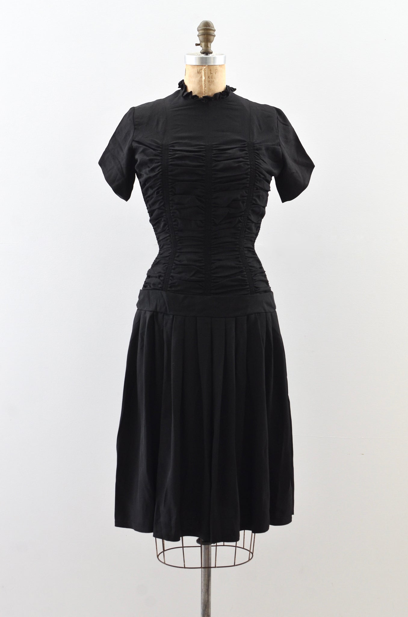 Vintage 1940's Ruched Dress