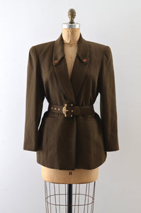 Vintage 80s Belted Jacket