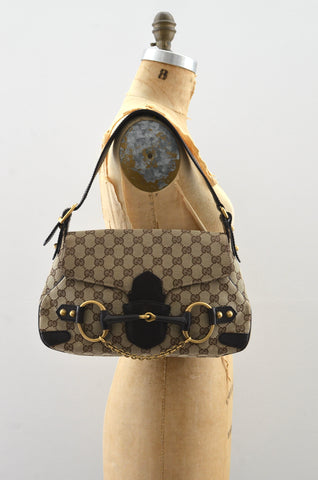 Gucci Horsebit Snaffle Shoulder Bag