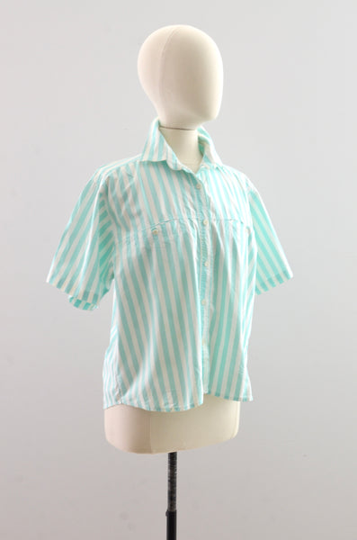 Vintage 1980's Striped Shirt