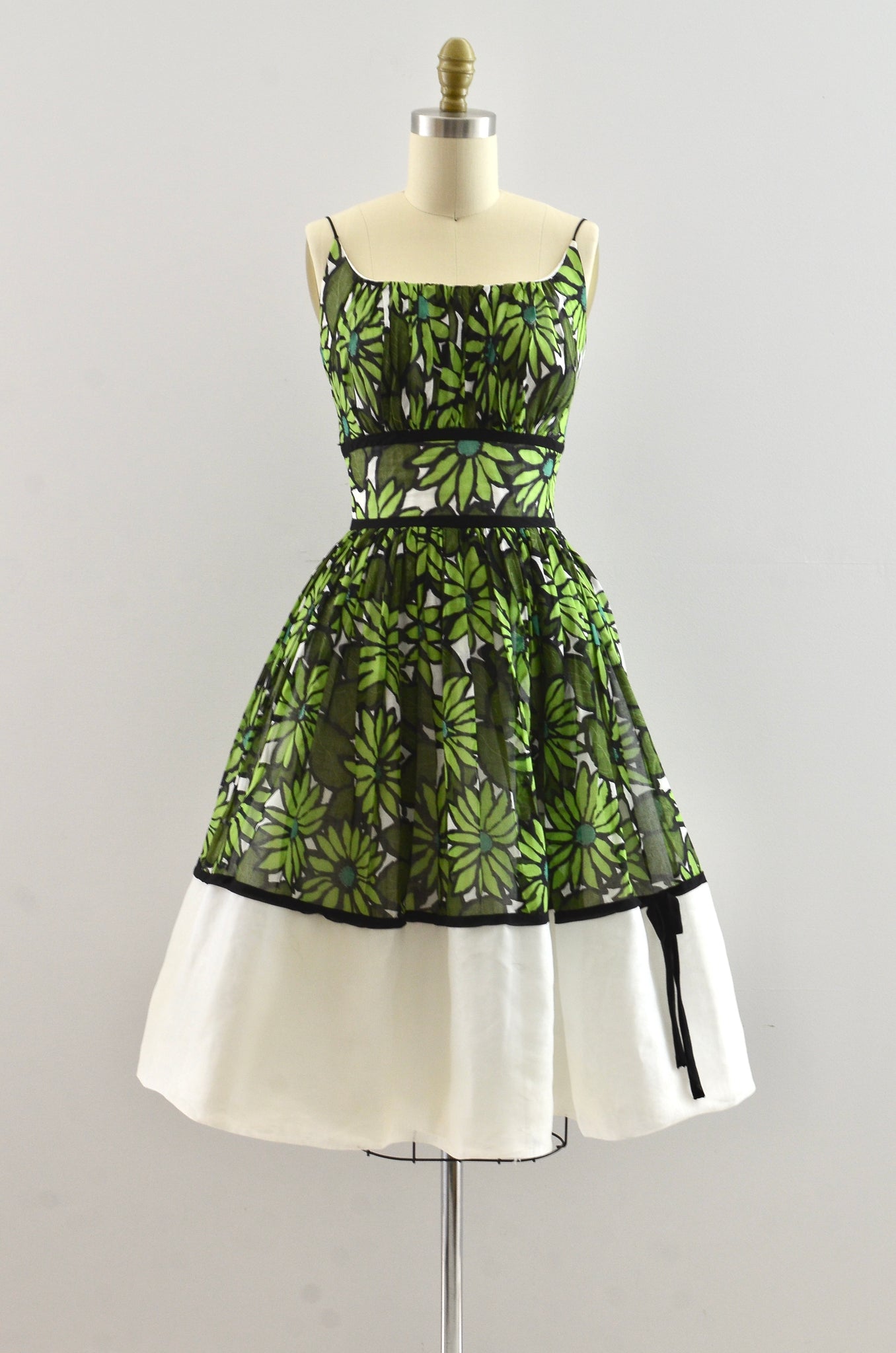 Vintage 50's Green Daydress