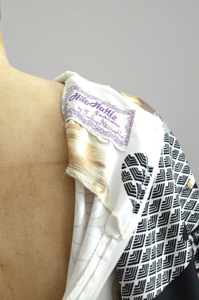 Vintage 70s Kimono Maxi Dress