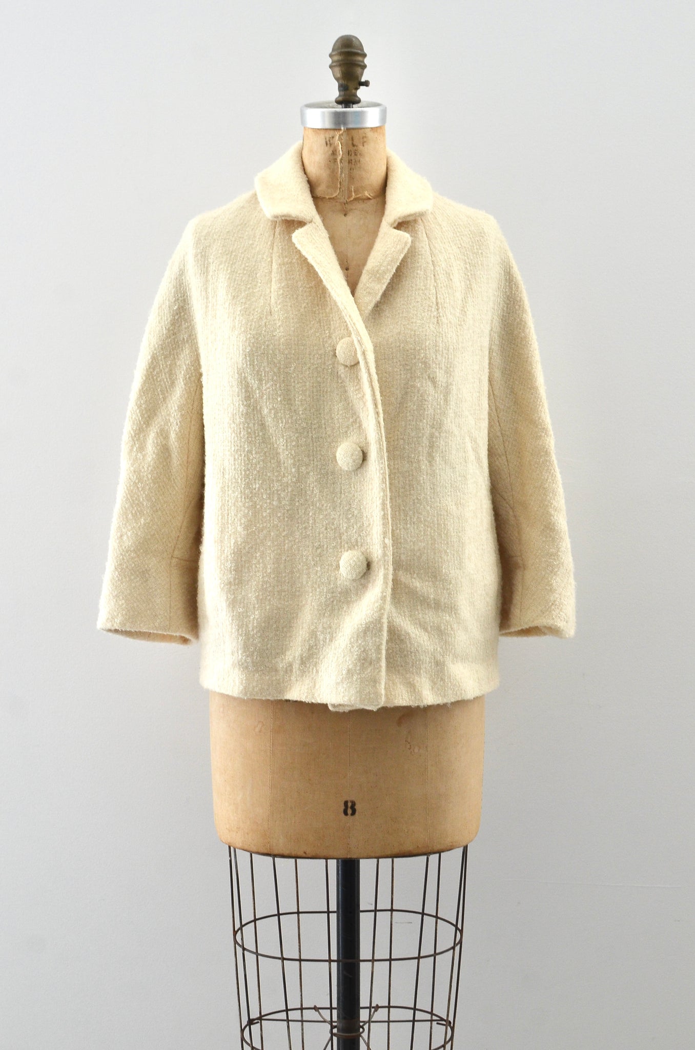 Vintage 1950s Boucle Knit Jacket