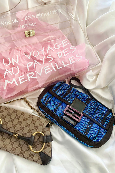 Rare Fendi Beaded Baguette