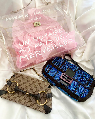 Rare Fendi Beaded Baguette