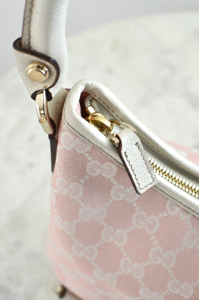 Gucci Abbey Monogram Hobo Pink