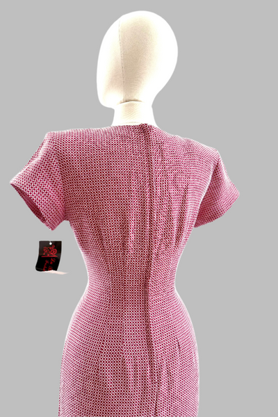 80s Button Front Dress