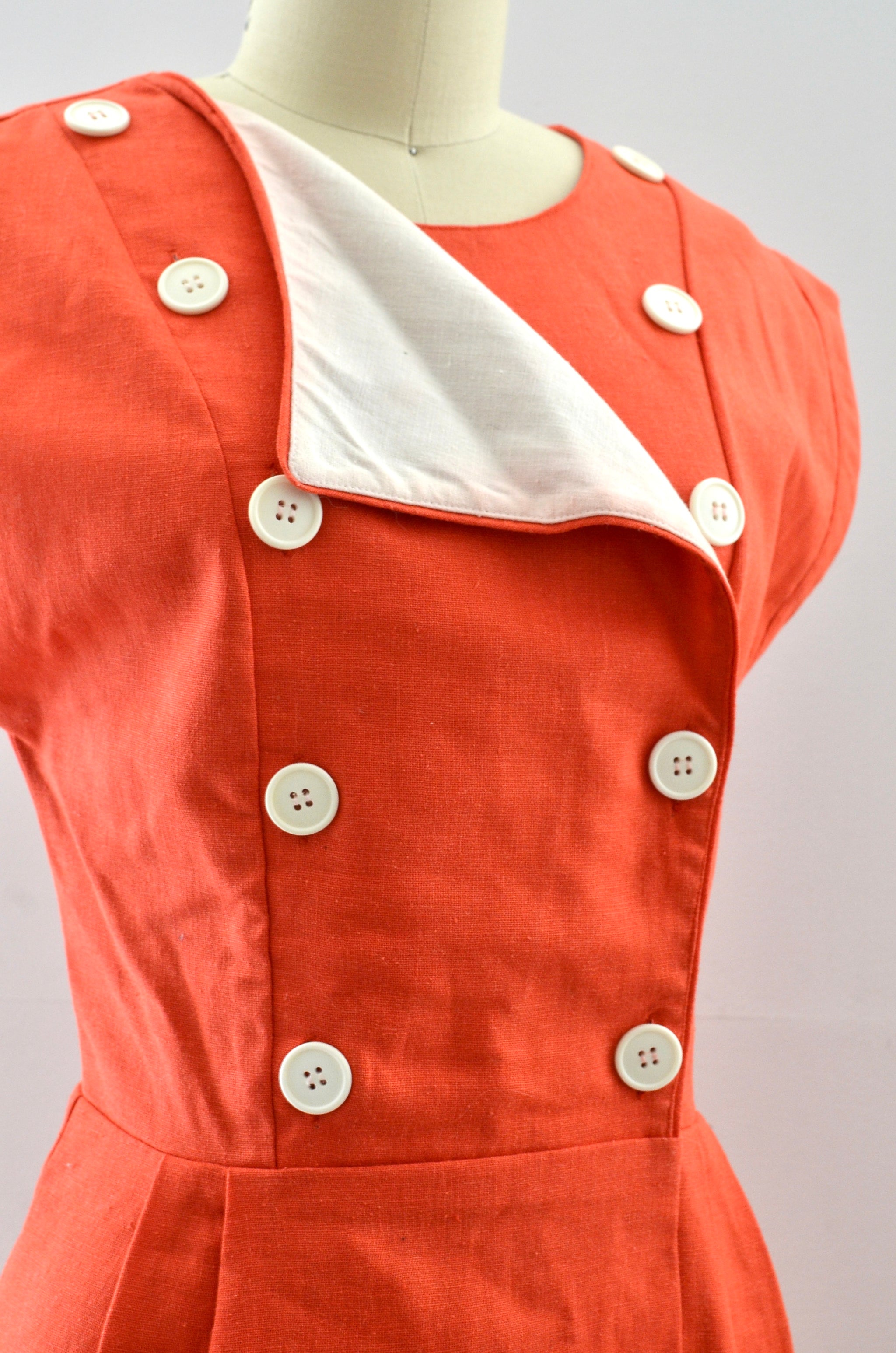 Vintage Orange Wrap Dress – Pickled Vintage