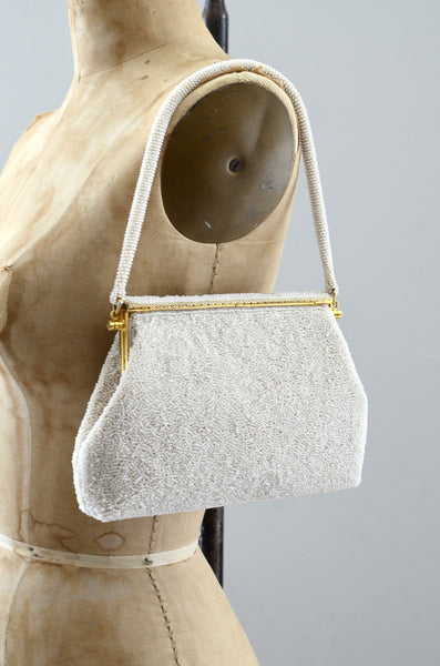 Vintage 1960s Beaded Bag