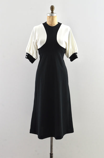 Vintage 1970s Colorblock Dress