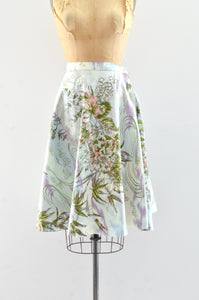 1950s Printed Skirt
