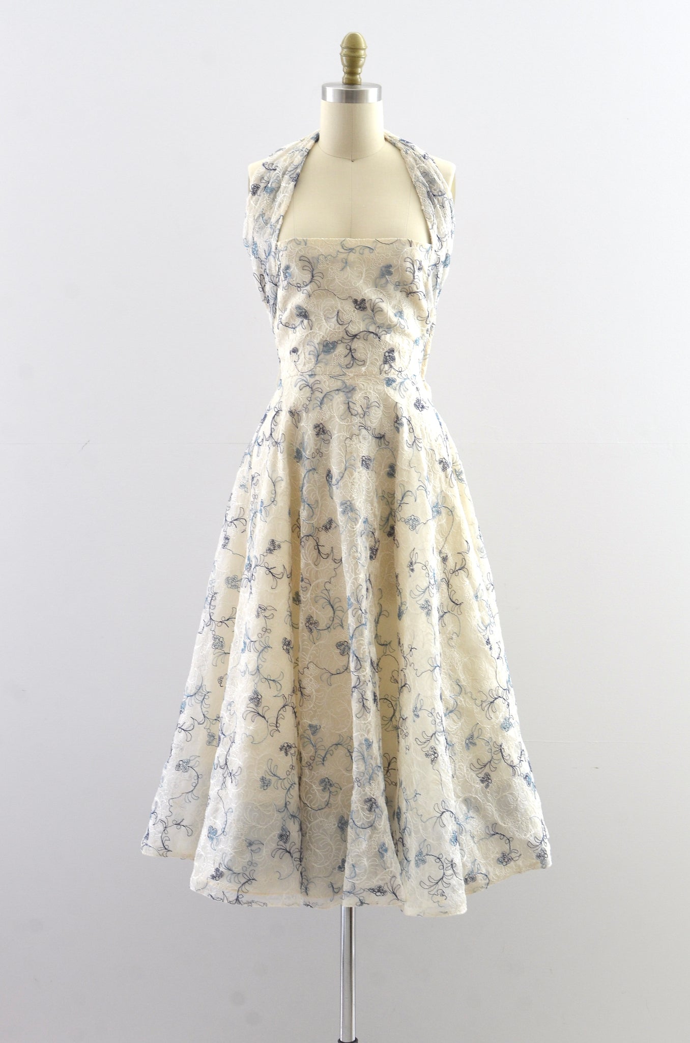 Vintage 1950s Halter Dress