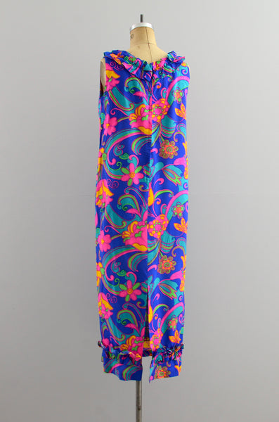 Vintage 1960s Hawaiian Dress