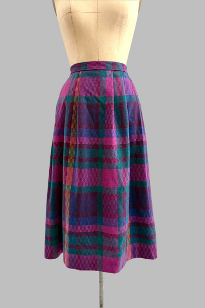 Vintage Plaid Skirt
