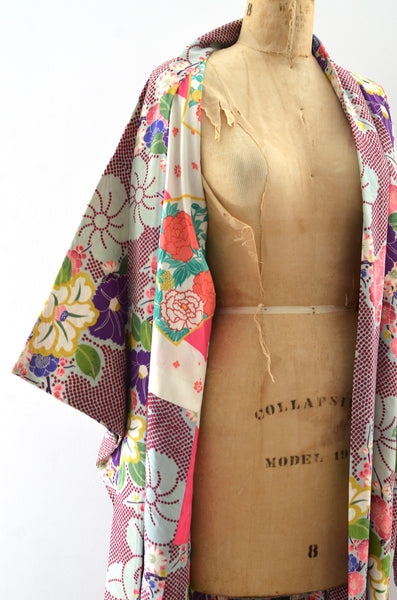 Shiawase Silk Haori  Kimono