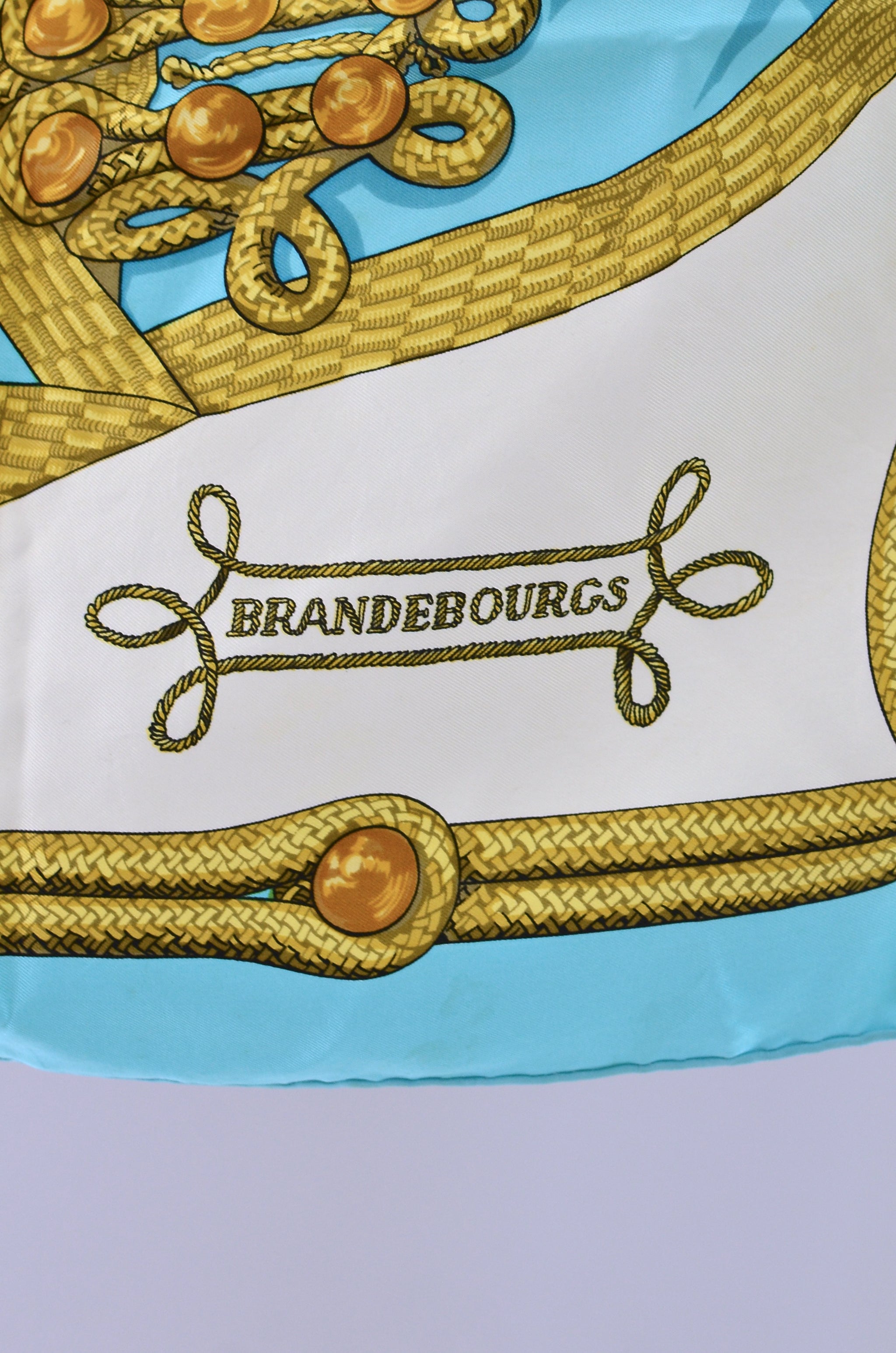 HERMES BRANDEBOURGS シルクスカーフ HERMES Brandebourgs Silk Scarf