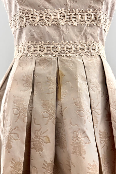 Vintage Dusty Beige Dress