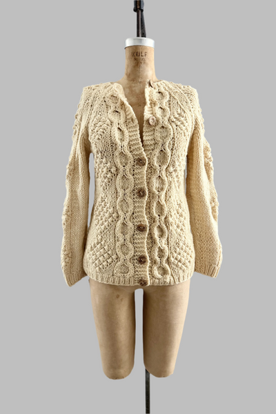 Fisherman Cable Knit Cardigan