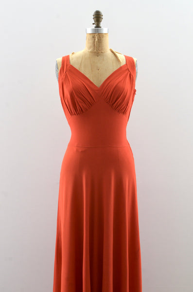 Vintage 1940s Two Piece Gown