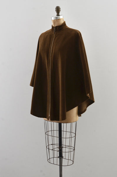 Vintage 1970's Peck & Peck Corduroy Cape