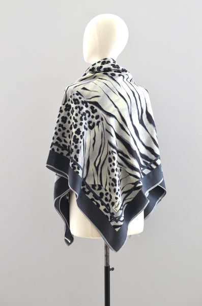 Vintage YSL Animal Print Scarf