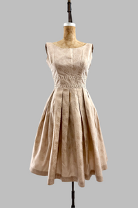 Vintage Dusty Beige Dress