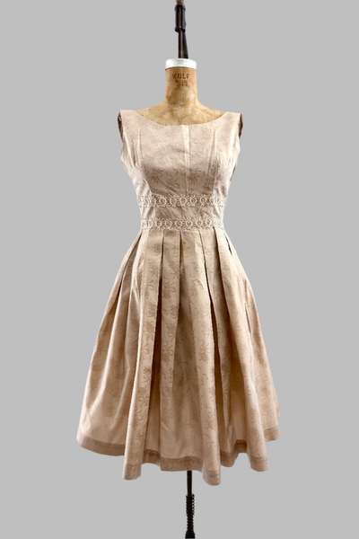 Vintage Dusty Beige Dress