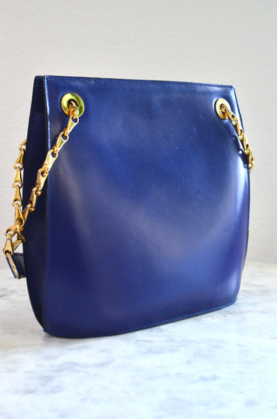 Vintage Celine Gold Chain Shoulder Bag