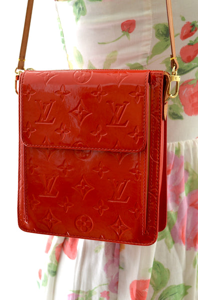 Louis Vuitton Red Pochette Mott Bag
