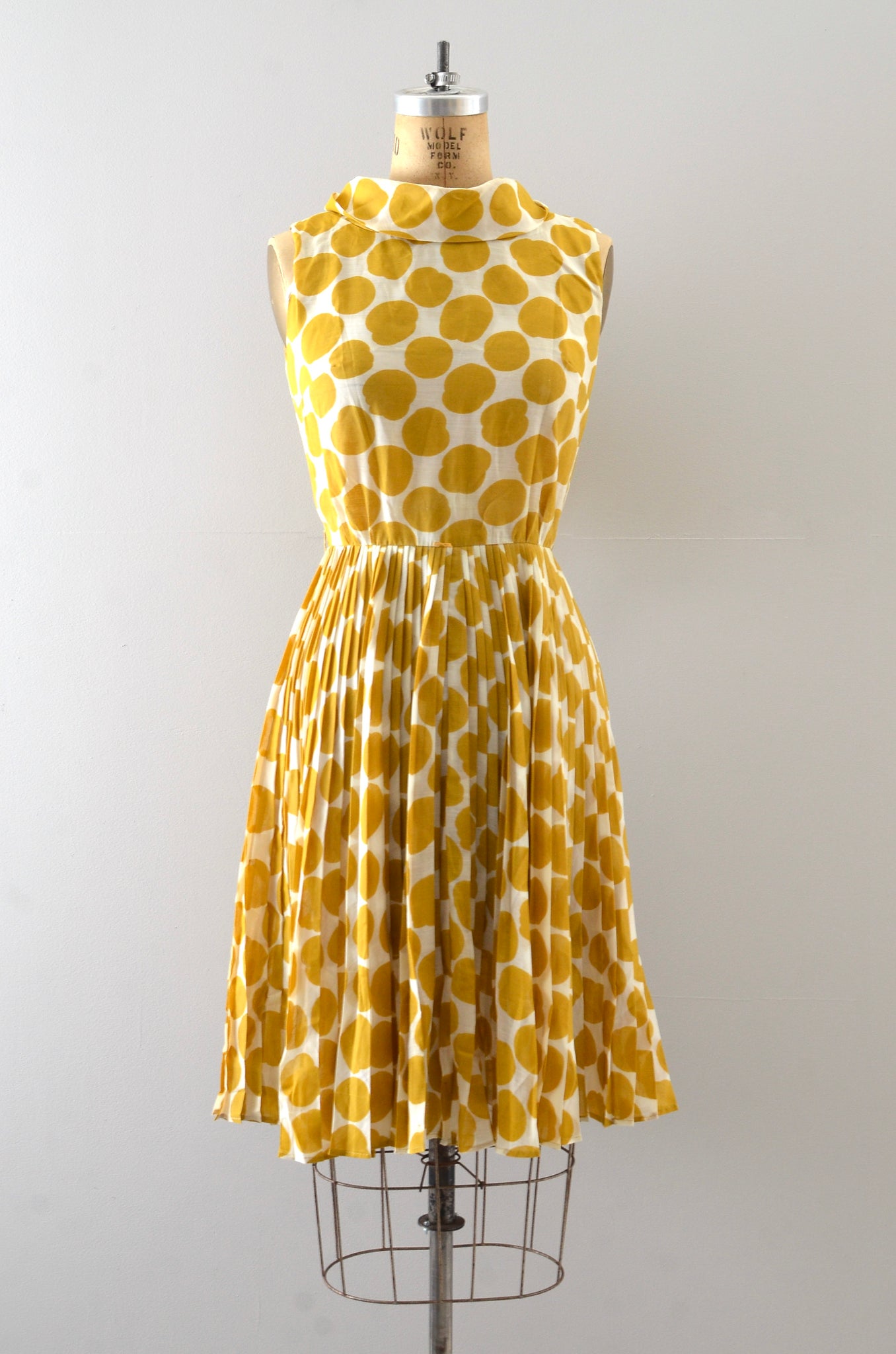 Carol Craig Inverted Collar Dress