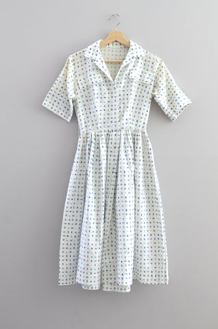 Vintage 1950s Novelty Dress  ⎮ Small