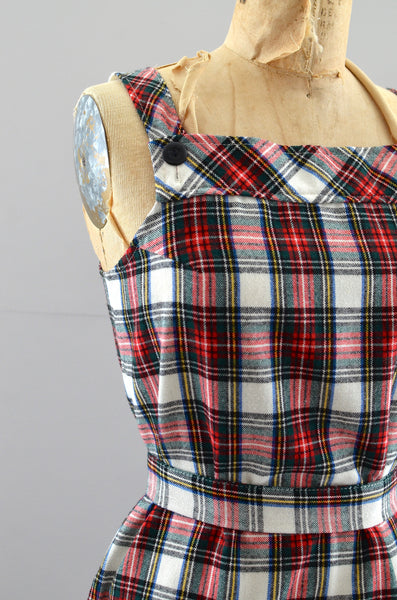 Vintage Plaid Dress