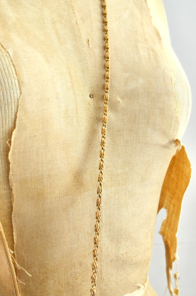 Vintage Gold Mesh Bag