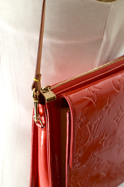 Louis Vuitton Red Pochette Mott Bag