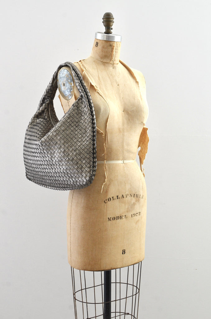 Bottega Veneta Intrecciato Veneta Hobo Silver – Pickled Vintage