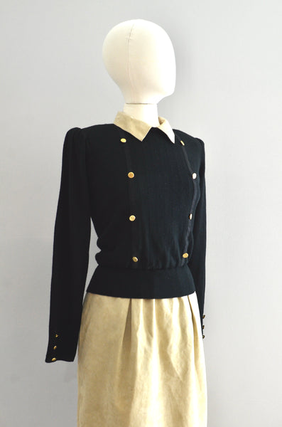 Vintage 80s Neiman Marcus Suede Dress