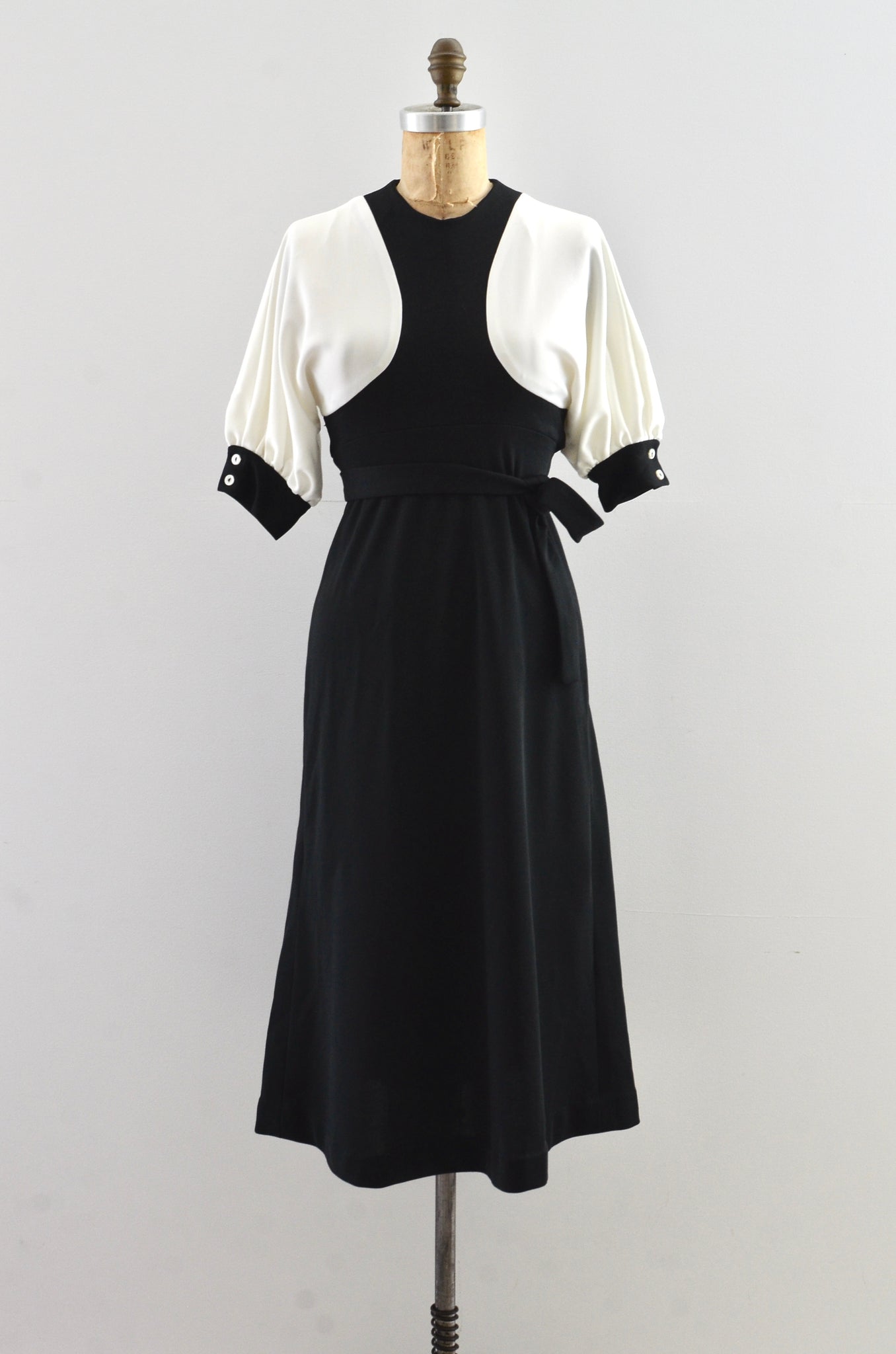 Vintage 1970s Colorblock Dress