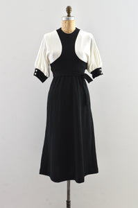 Vintage 1970s Colorblock Dress