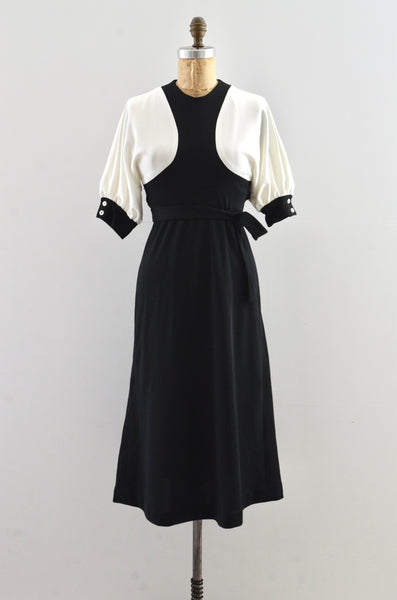 Vintage 1970s Colorblock Dress