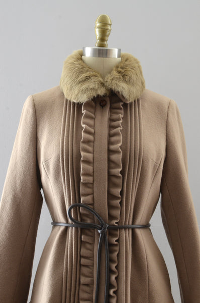 Burberry Wool Princess Dress Coat