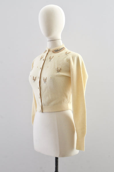 Schiaparelli Beaded Cardigan