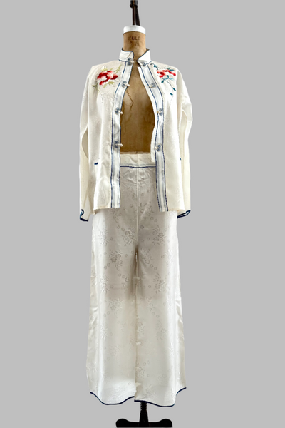 Vintage 1950s Oriental Pajama Set